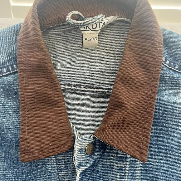 Dakota denim Vintage jacket with zip off sleeves men size XL - Picture 7 of 11